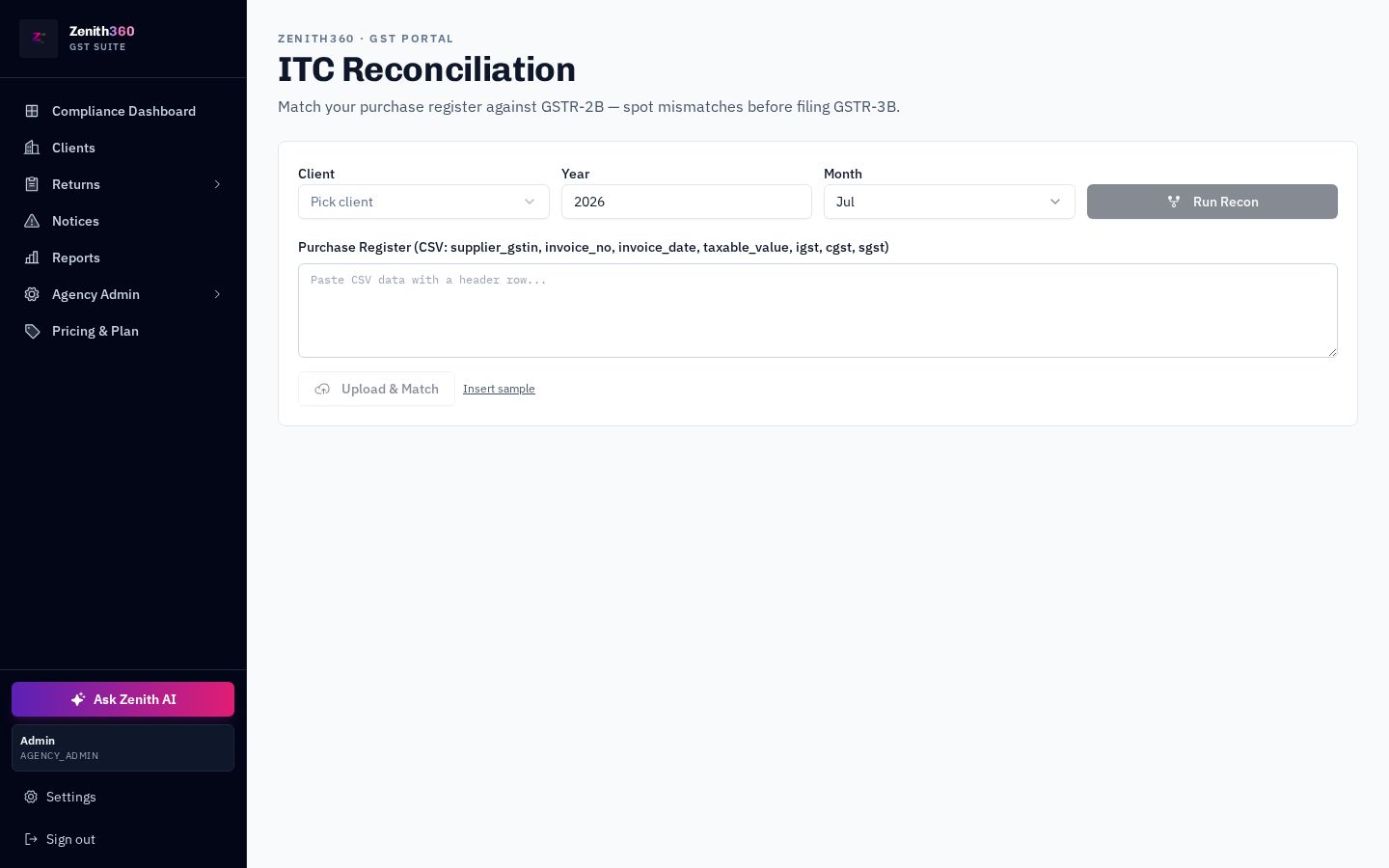 3-way Reconciliation preview